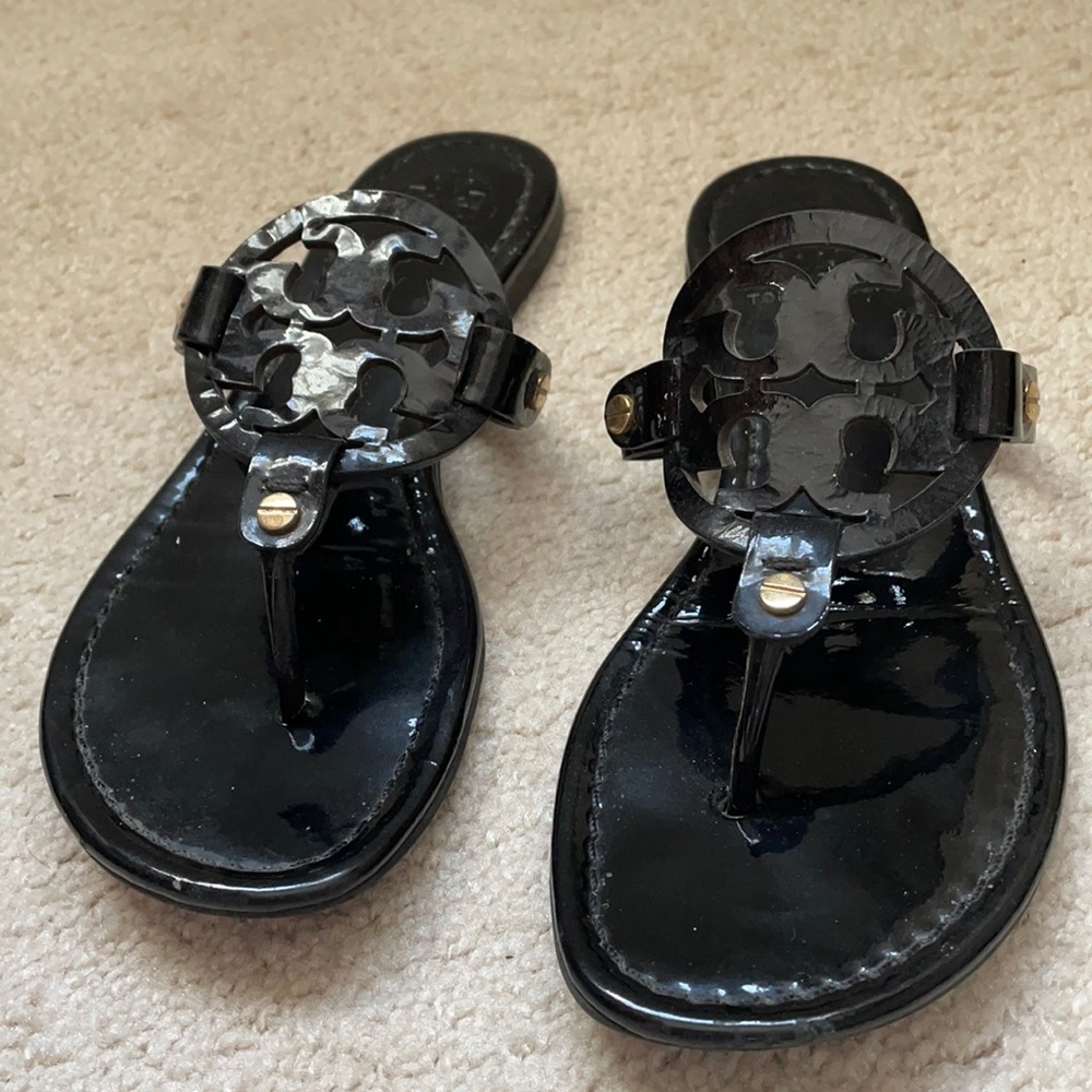 Tory Burch Miller Black Patent leather